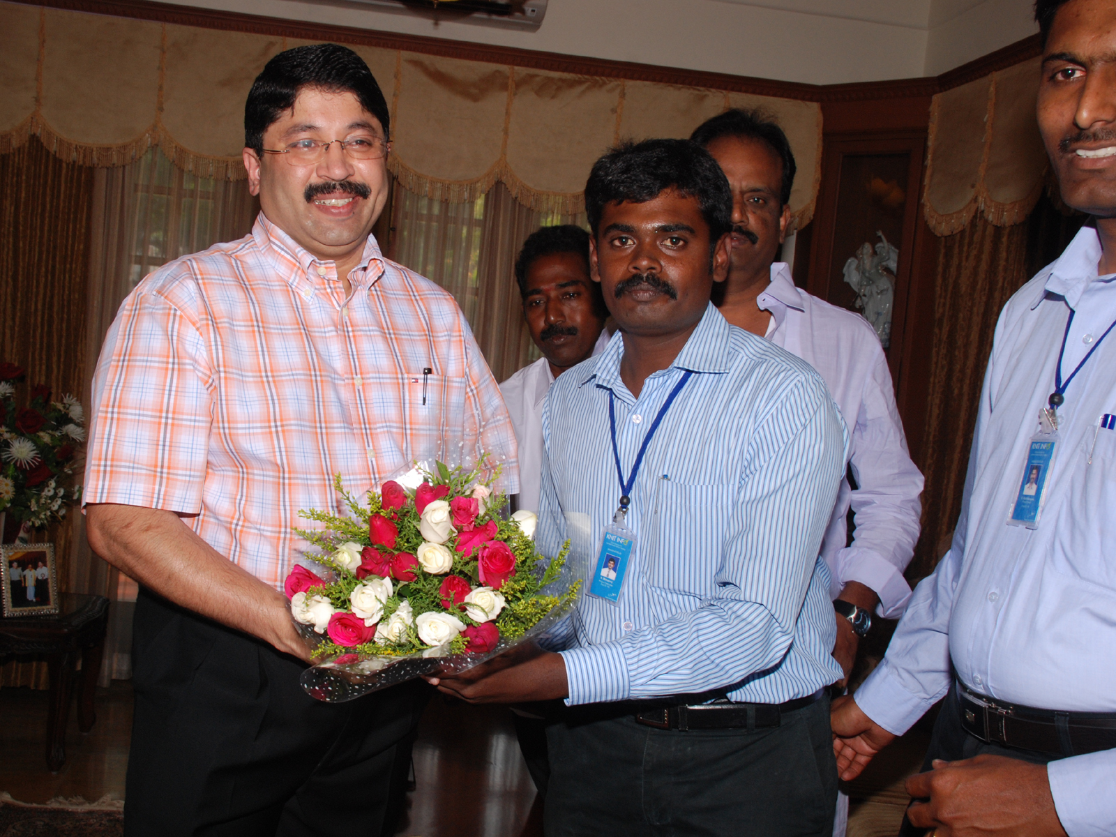 Meeting Honourable Dhayanithi Maran Sir M.P